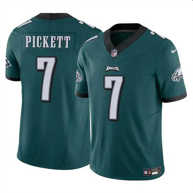 Men & Women & Youth Philadelphia Eagles #7 Kenny Pickett Green 2023 F.U.S.E Vapor Untouchable Limited Stitched Jersey